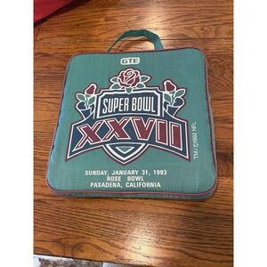 Super Bowl XXVII SEAT CUSHION 92 Bills Vs Dallas 1993 Rose Bowl NFL Football